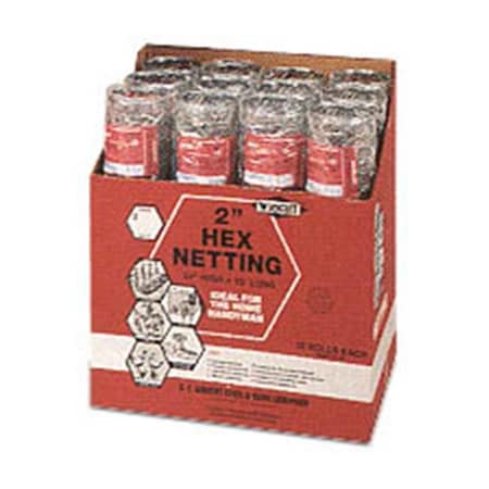 Mat Mat 24in. x 25ft. 2in. Mesh Hexagonal Poultry Netting  308464B 308464B